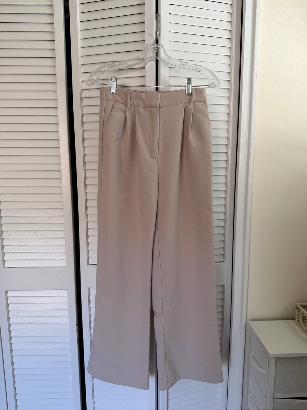 Abercrombie & Fitch A&F Sloane Tailored Pant - Light Taupe/Beige